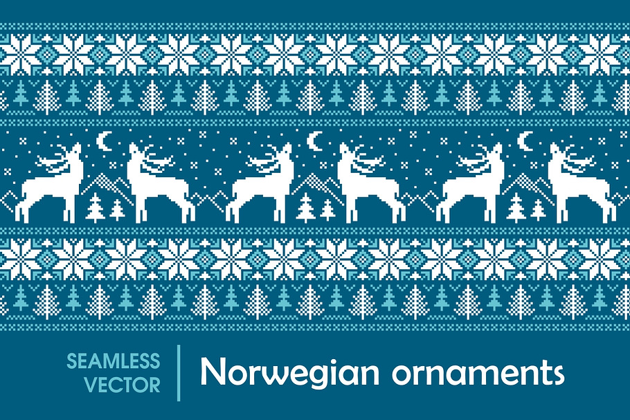 Norwegian ornaments in Patterns - product preview 8