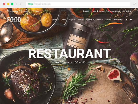 Food - Restaurant WordPress Theme in WordPress Business Themes - product preview 4