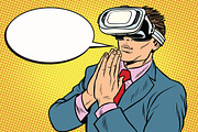 Prayer of VR reality, religion and technology