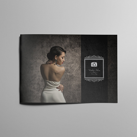 Wedding album Template A4 in Templates - product preview 4