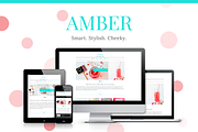 Amber - Girlish WP Theme 30% OFF