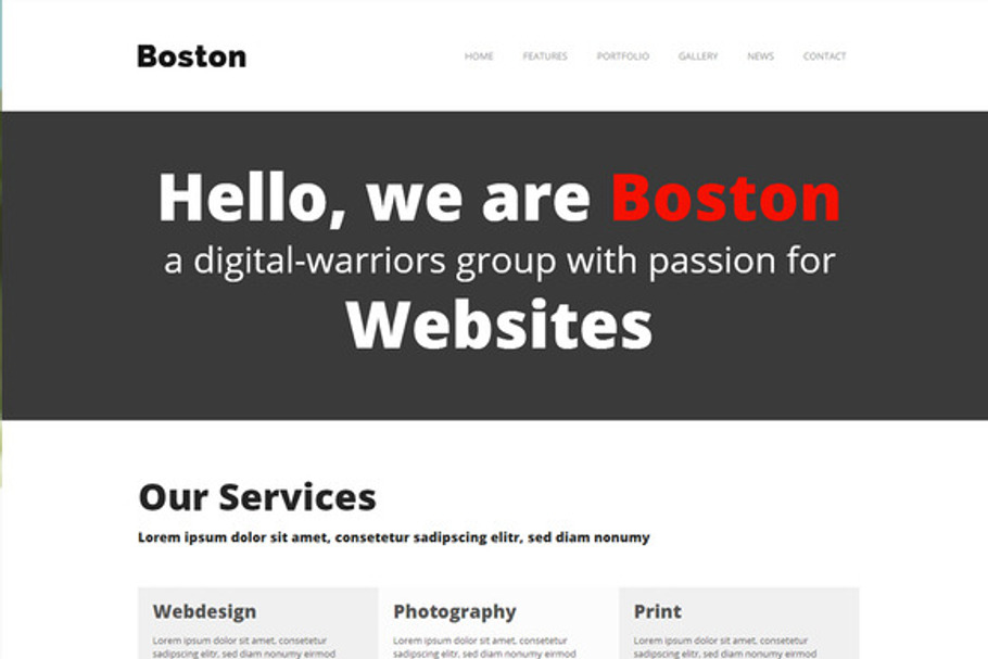 Boston - Business & Portfolio Theme in WordPress Business Themes - product preview 8