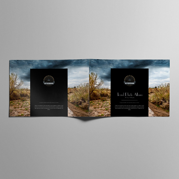 Travel Photo Album Template in Templates - product preview 1