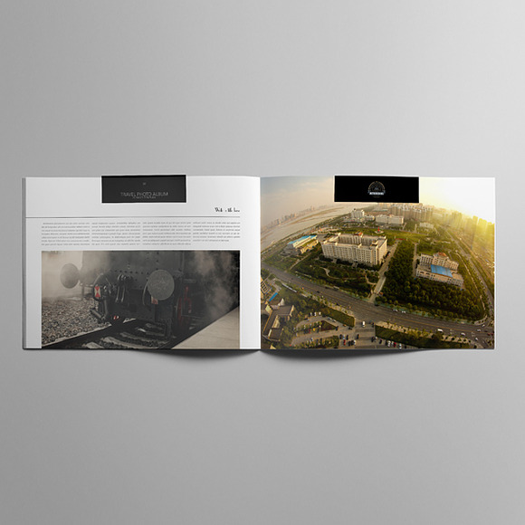 Travel Photo Album Template in Templates - product preview 3