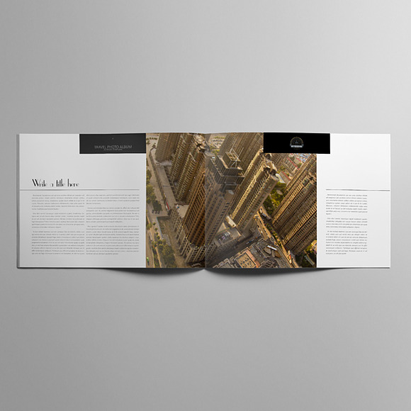 Travel Photo Album Template in Templates - product preview 5