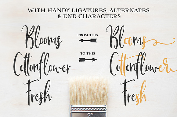 Buttermilk Farmhouse Type & Graphics in Script Fonts - product preview 6