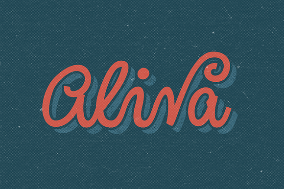 Aliva in Script Fonts - product preview 3