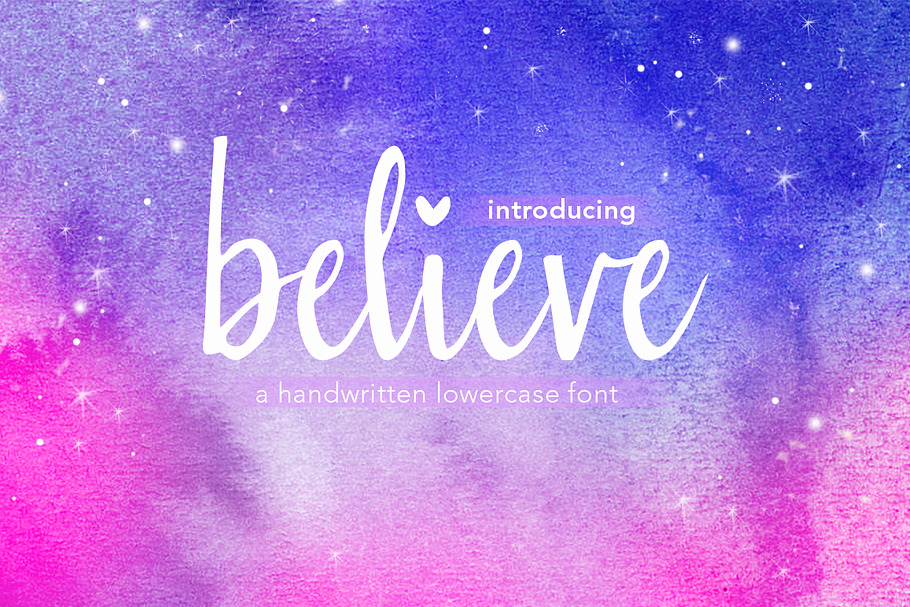 Believe Font in Script Fonts - product preview 8