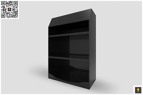 Promotional Shelf Display 3D Render in Graphics - product preview 2