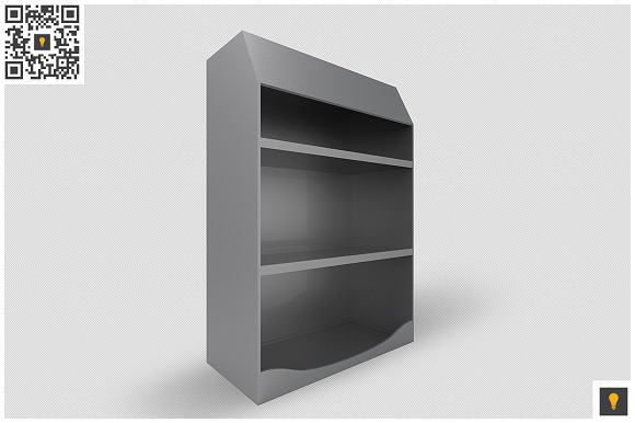 Promotional Shelf Display 3D Render in Graphics - product preview 5