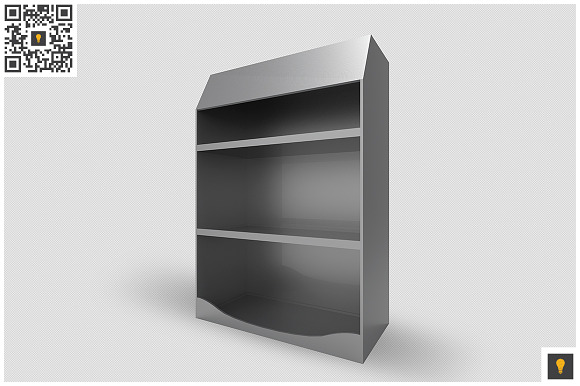 Promotional Shelf Display 3D Render in Graphics - product preview 6