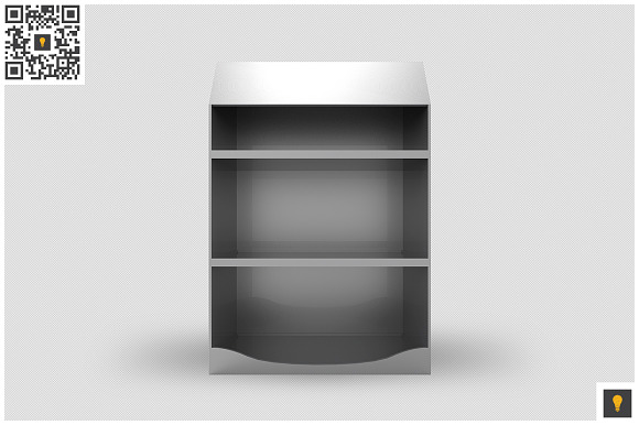 Promotional Shelf Display 3D Render in Graphics - product preview 7