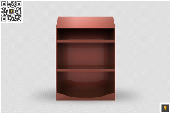 Promotional Shelf Display 3D Render in Graphics - product preview 11