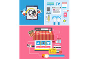 Online shop  social media and seo