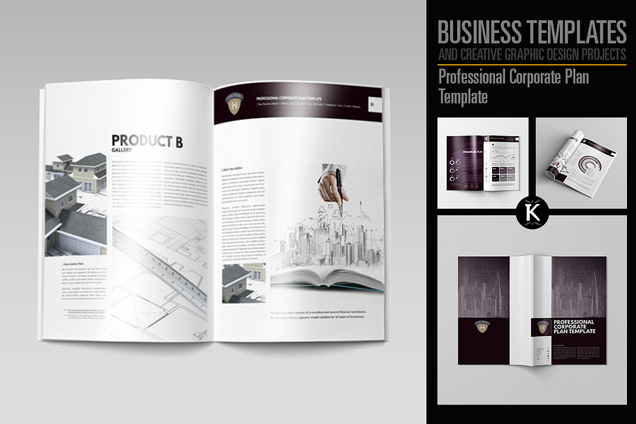 Professional Corporate Plan Template in Templates - product preview 8