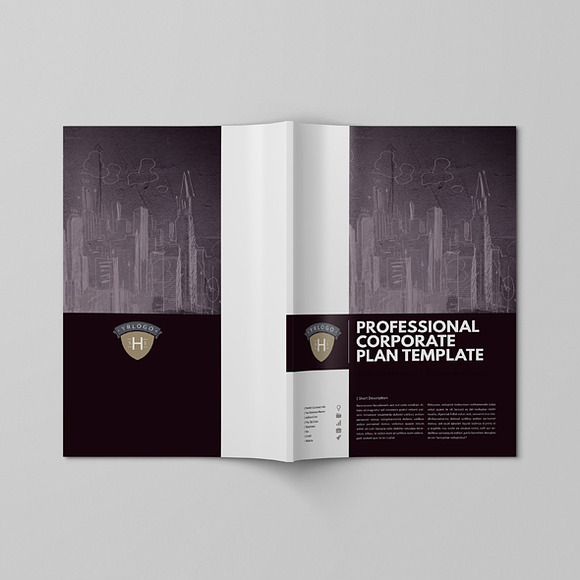 Professional Corporate Plan Template in Templates - product preview 2