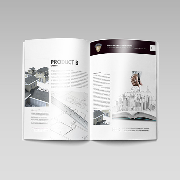 Professional Corporate Plan Template in Templates - product preview 3