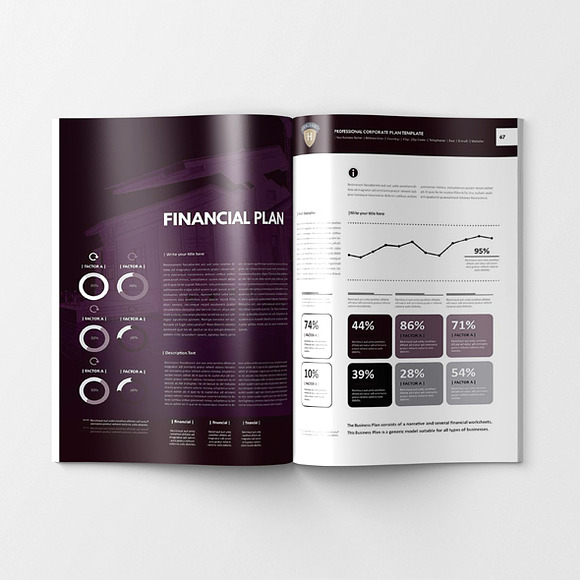Professional Corporate Plan Template in Templates - product preview 5