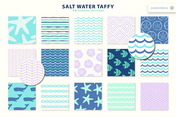 Summer Patterns - SALTWATER TAFFY in Patterns - product preview 1