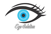 Eye Solution Logo Type (CorelDraw)