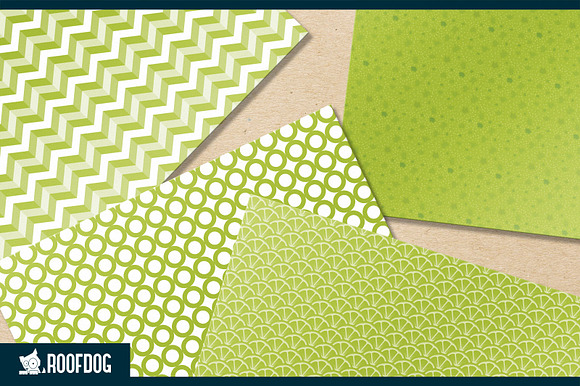 Summer lime digital paper in Patterns - product preview 3
