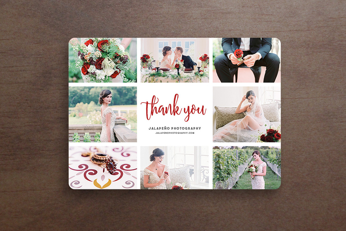 Photographer Thank You Card Template in Card Templates - product preview 8