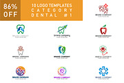 10 Logo Set - Dental