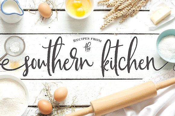 Buttermilk Farmhouse Type & Graphics in Script Fonts - product preview 12