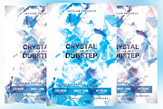 Crystal Winter Mix Dubstep Flyer