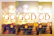 Intimacy with God Church Flyer