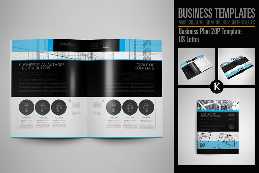 Business Plan 20P Template US Letter in Templates - product preview 8