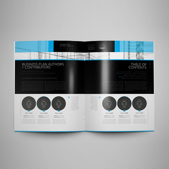 Business Plan 20P Template US Letter in Templates - product preview 1