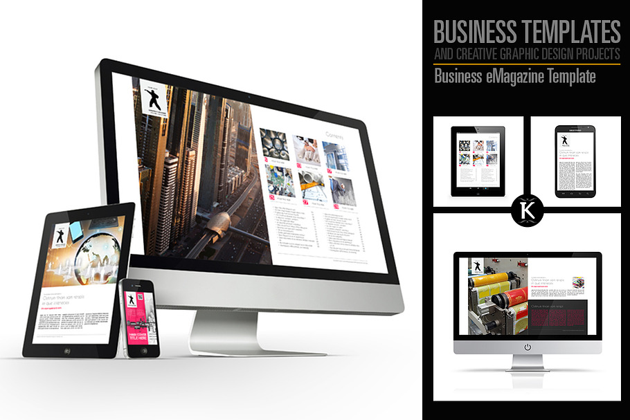 Business eMagazine Template