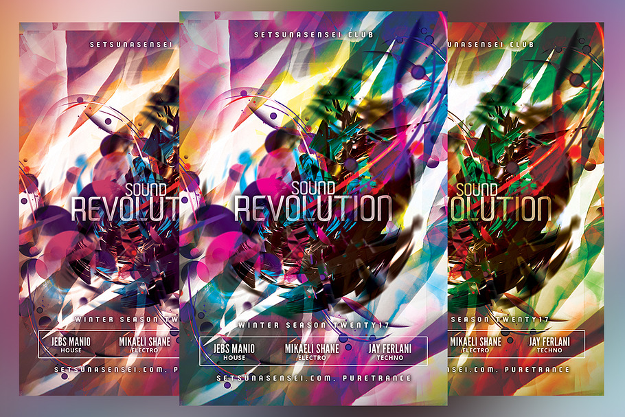 Sound Revolution Flyer in Flyer Templates - product preview 8