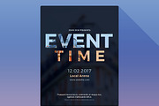 Event Time Photoshop Flyer Template