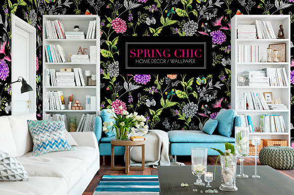 SPRING CHIC - Watercolor Prints in Illustrations - product preview 3