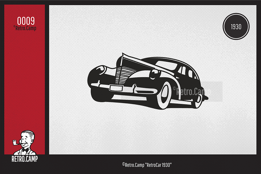 Retro.Camp 0009 - "RetroCar 1930" in Illustrations - product preview 8