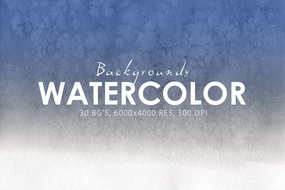 30 Watercolor Gradient Backgrounds