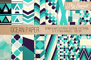 Ocean Paper 16 Pattern Set