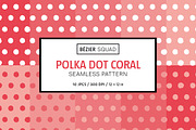 Polka Dot Coral Pattern