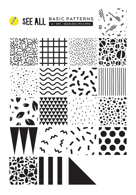 Summer Memphis Patterns + Templates in Patterns - product preview 8