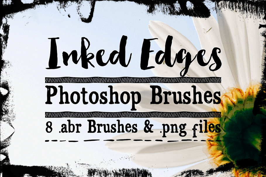 Inked Edge Photoshop Brushes in Add-Ons - product preview 8