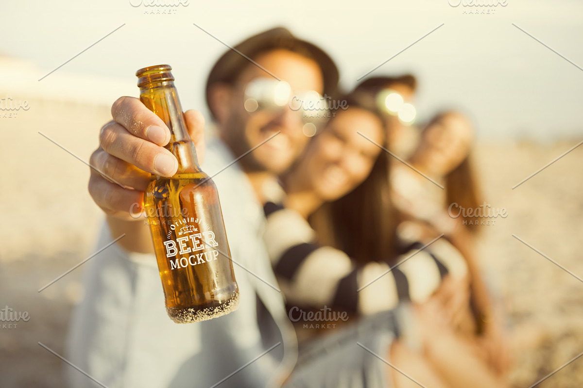 Beer Bottle Mock-up#1 in Product Mockups - product preview 8