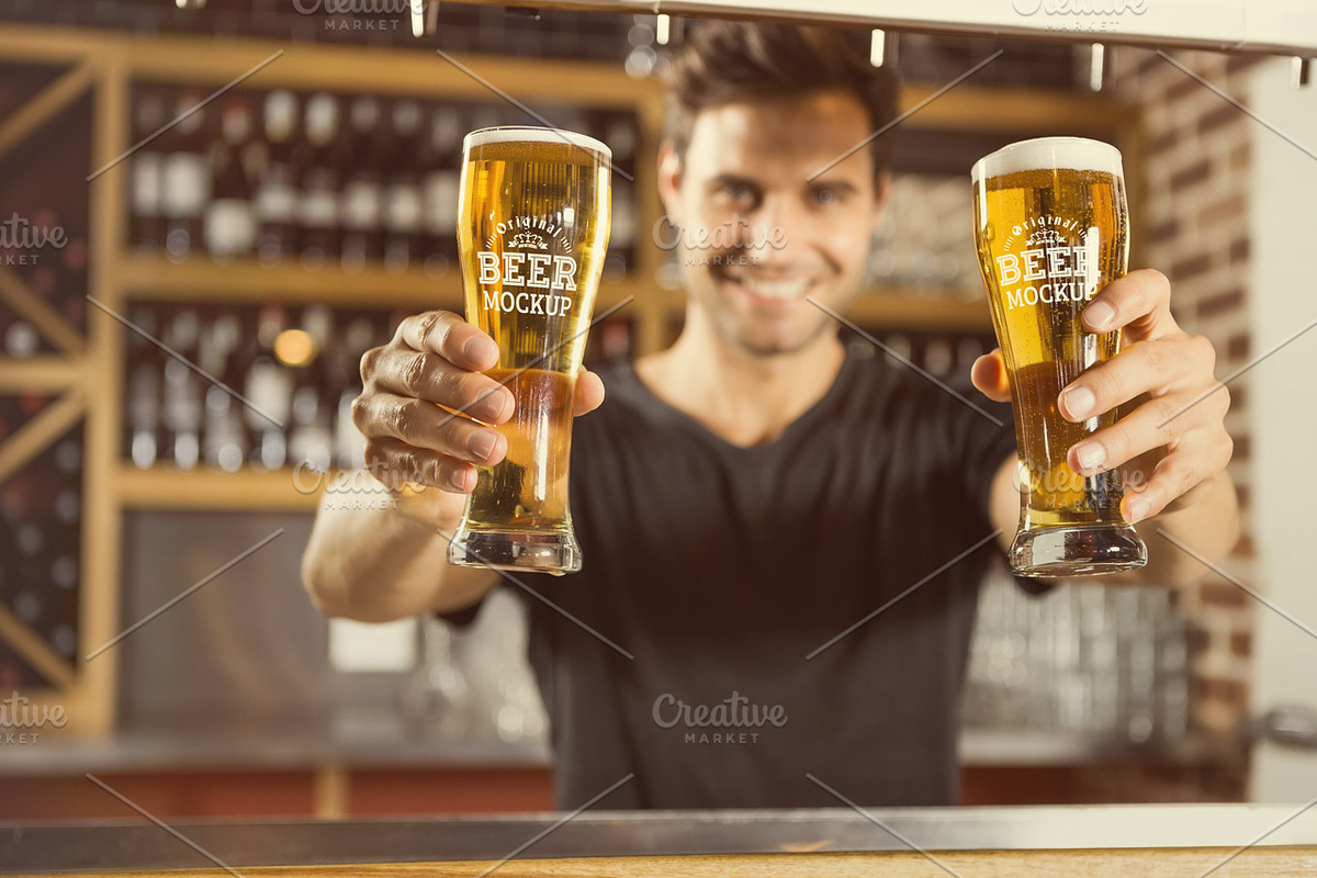 Beer Glass Mock-up#2 in Product Mockups - product preview 8