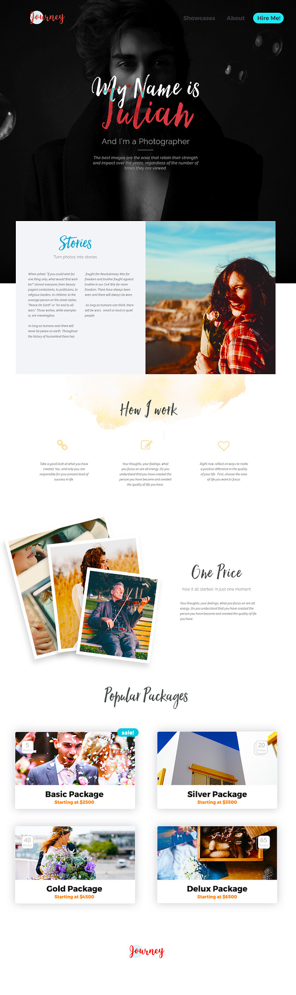 Journey - PSD Multipurpose Template in UI Kits and Libraries - product preview 10