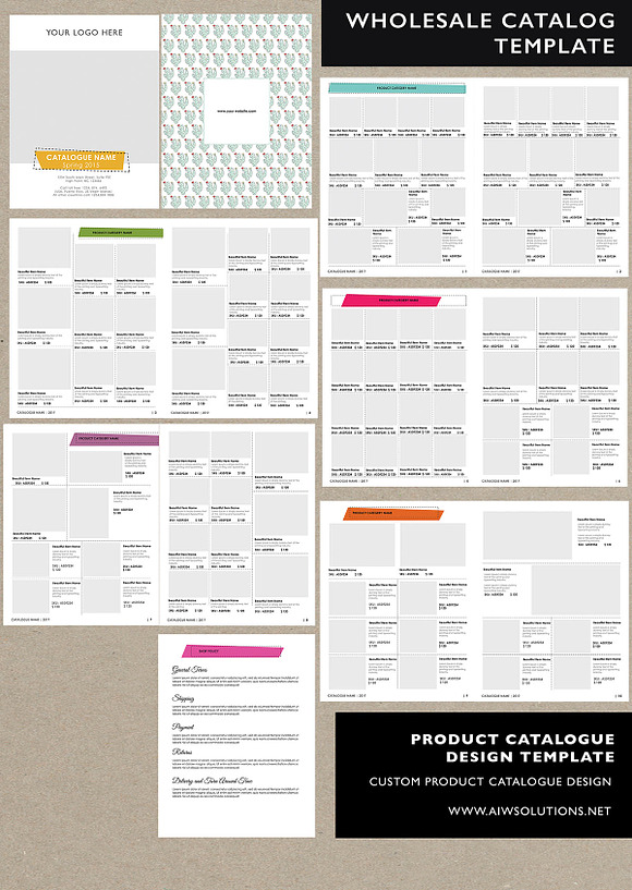 Product Brochure,Product Catalog id6 in Brochure Templates - product preview 3