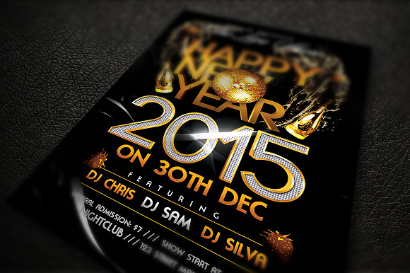 New Year Party Flyer V2 in Flyer Templates - product preview 1