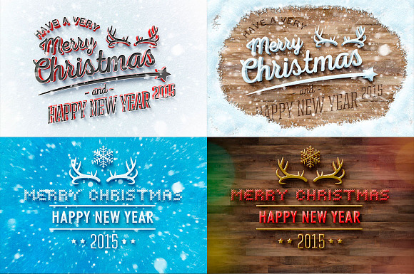 Mega Deal: 17 X-Mas Cards in Illustrations - product preview 2