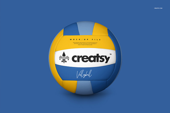Volleyball Ball Mockup Set in Product Mockups - product preview 4