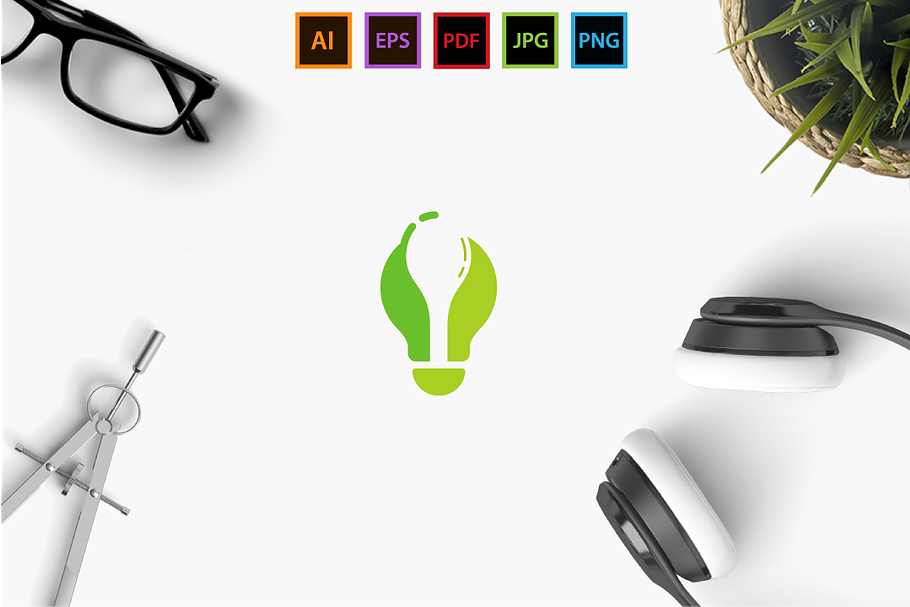 Spoon Bulb - Extended License in Logo Templates - product preview 8